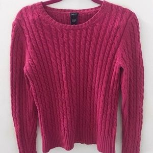 Gap Pink Knit Sweater